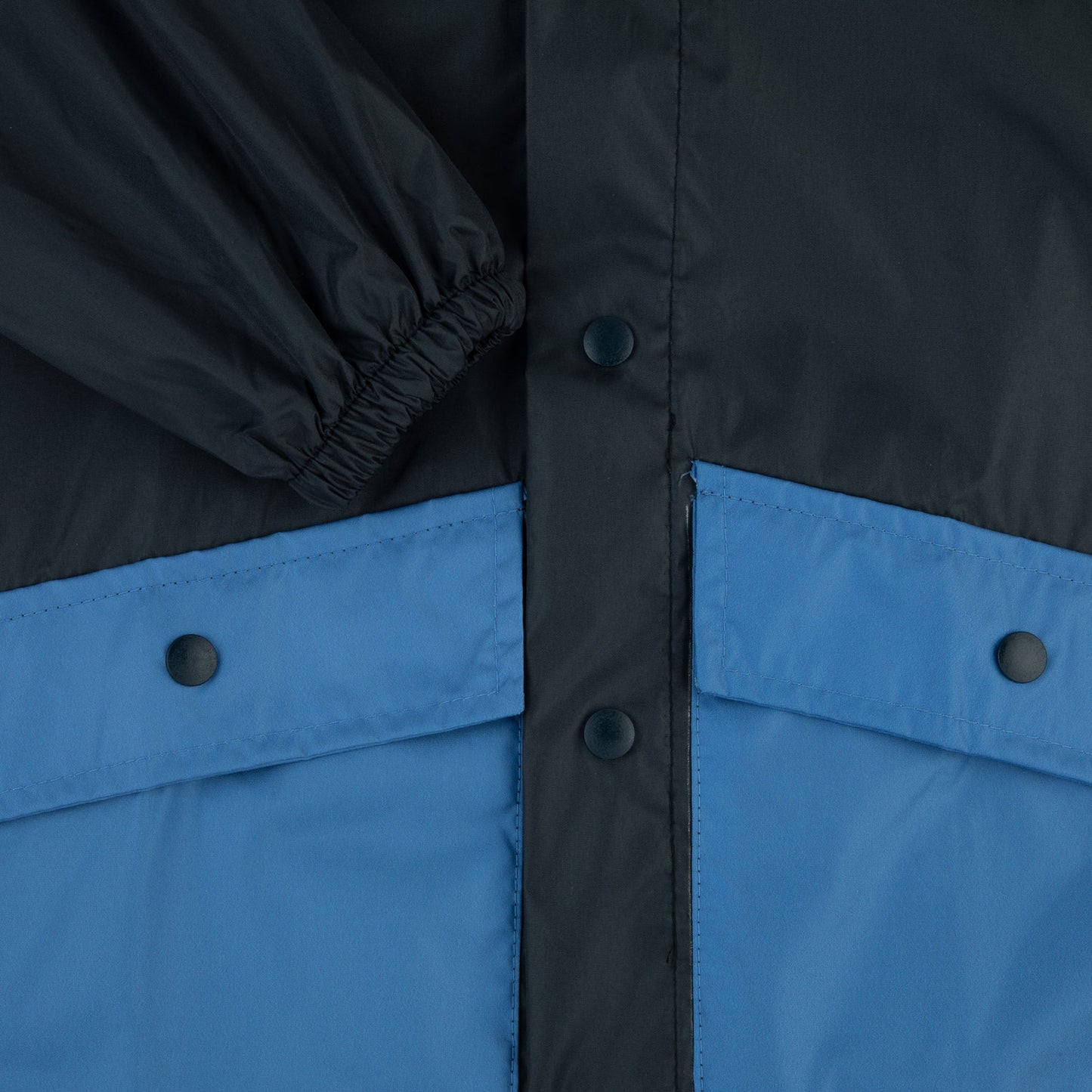 Boys navy solid raincoat