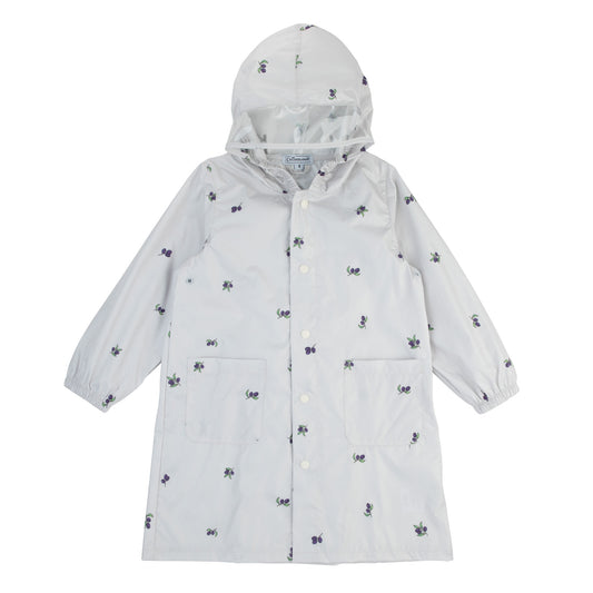 Girls olive branch raincoat