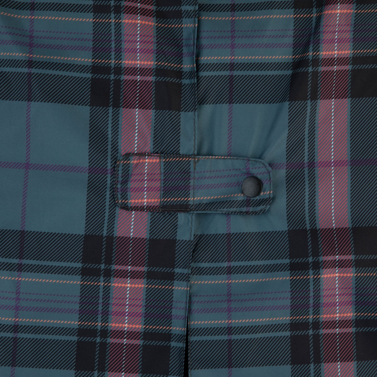Teen girls plaid raincoat